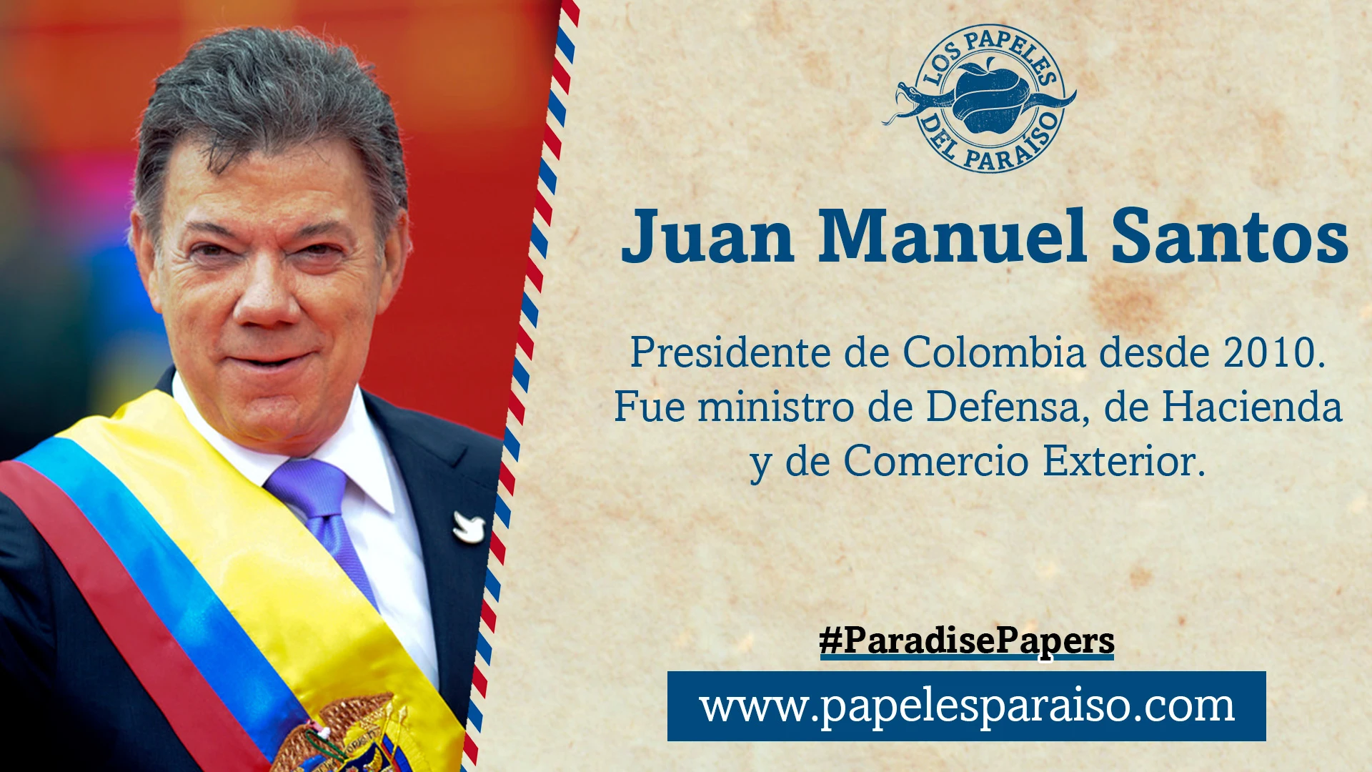 Juan Manuel Santos, presidente de Colombia