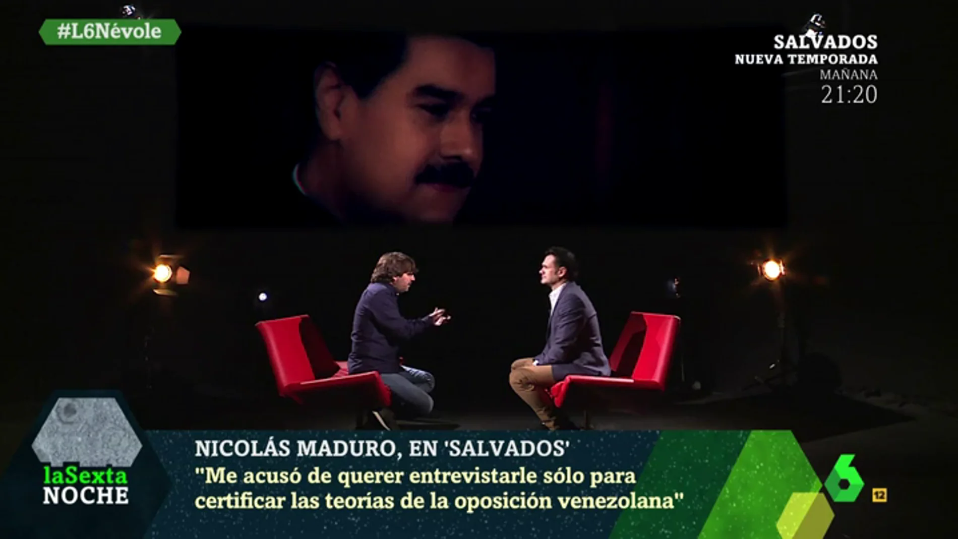 Jordi Évole habla en laSexta Noche sobre la entrevista a Nicolás Maduro