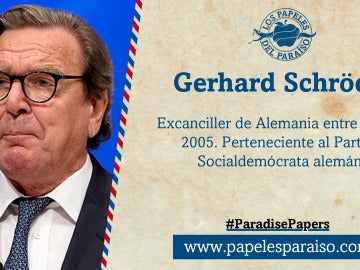 El excanciller alemán Gerhard Schröder El excanciller alemán Gerhard Schröder