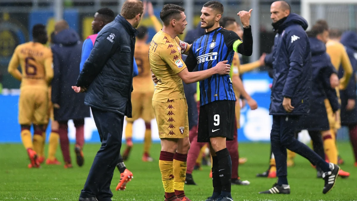 Icardi saluda a Belotti