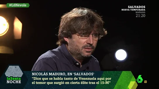 Jordi Évole, en laSexta Noche Jordi Évole, en laSexta Noche