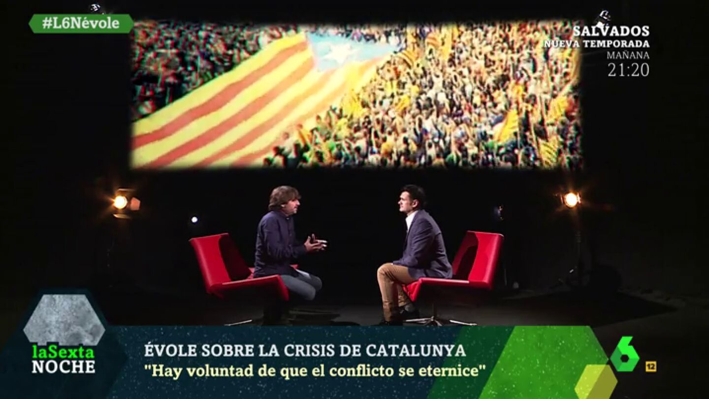Jordi &Eacute;vole habla con I&ntilde;aki L&oacute;pez