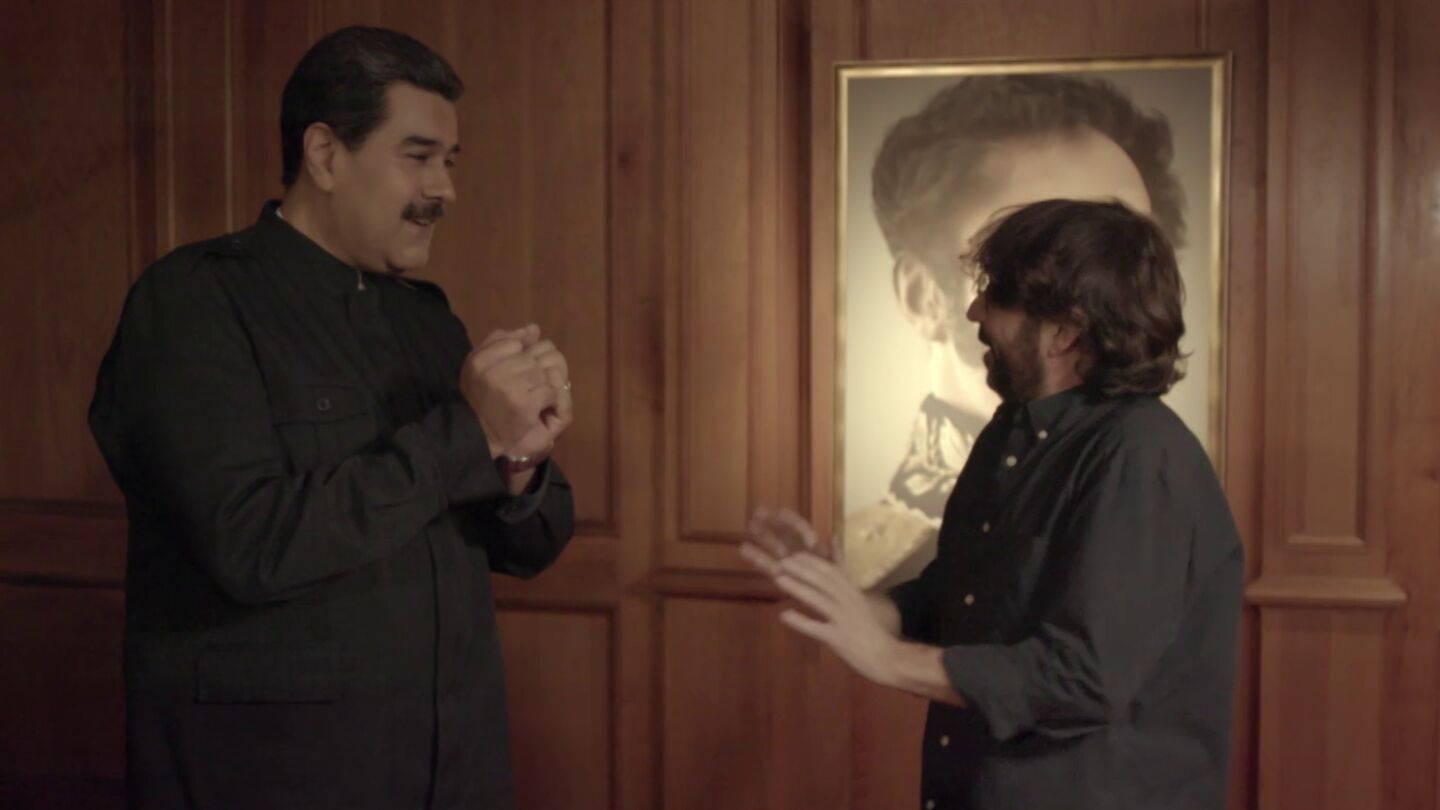 Nicol&aacute;s Maduro y Jordi &Eacute;vole