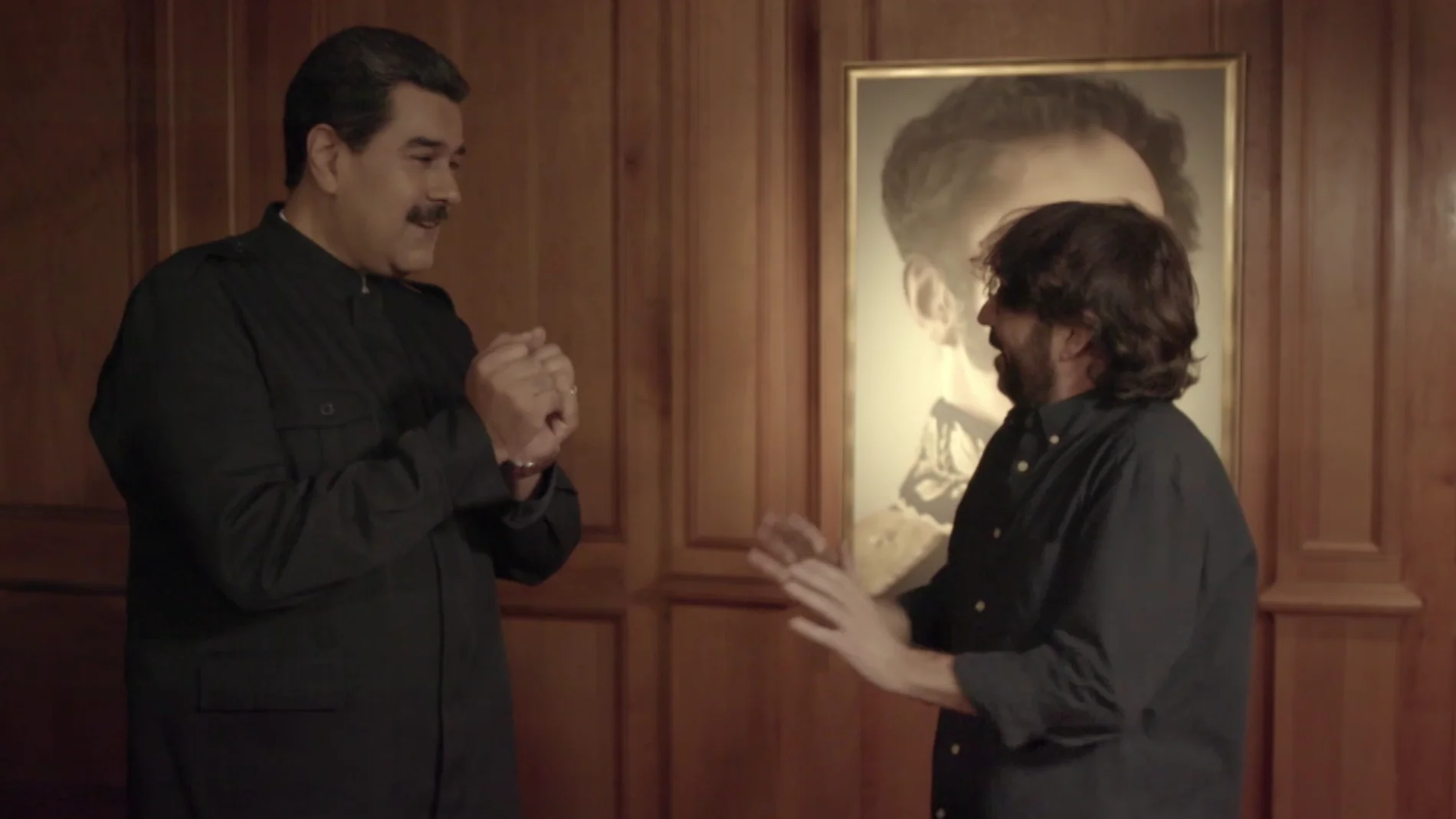 Nicolás Maduro y Jordi Évole