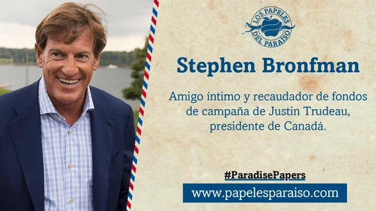 Stephen Bronfman, amigo íntimo de Justin Trudeau Stephen Bronfman, amigo íntimo de Justin Trudeau