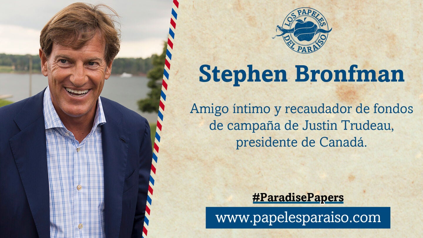 Stephen Bronfman, amigo &iacute;ntimo de Justin Trudeau