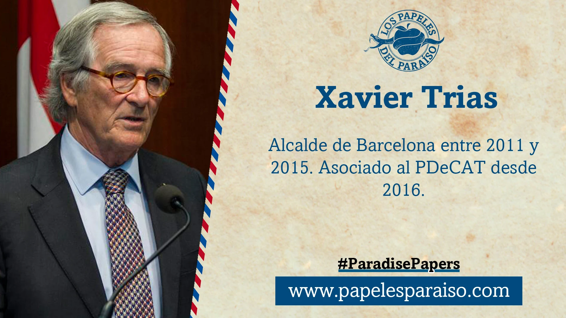 Xavier Trias, exalcalde de Barcelona