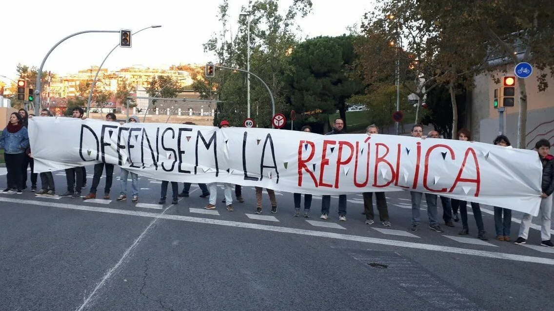 Protestas en el Túnel de la Rovira y en Vía Laietana