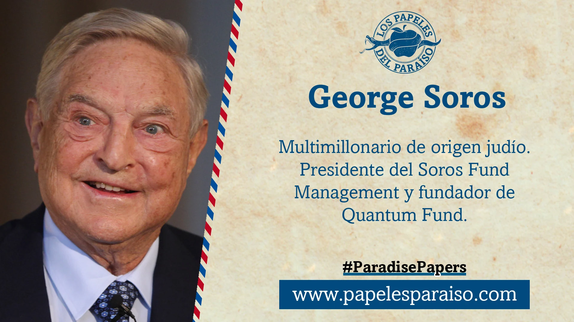 George Soros, presidente del Soros Fund Management