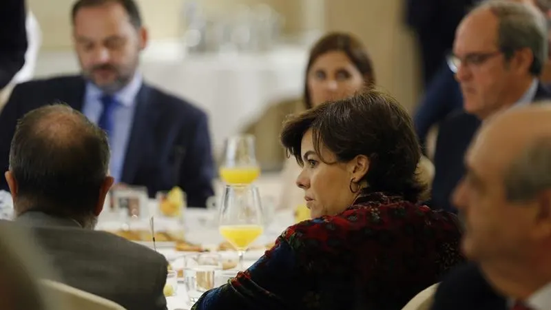 La vicepresidenta del Gobierno, Soraya Sáenz de Santamaría La vicepresidenta del Gobierno, Soraya Sáenz de Santamaría