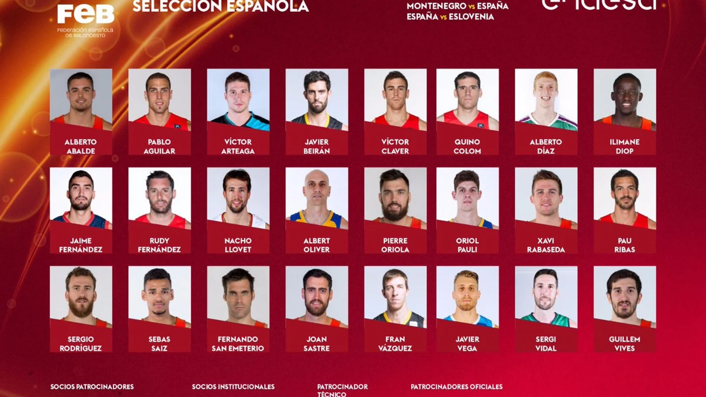 La prelista de Scariolo para la primera 'ventana' del Mundial 2019 La prelista de Scariolo para la primera 'ventana' del Mundial 2019