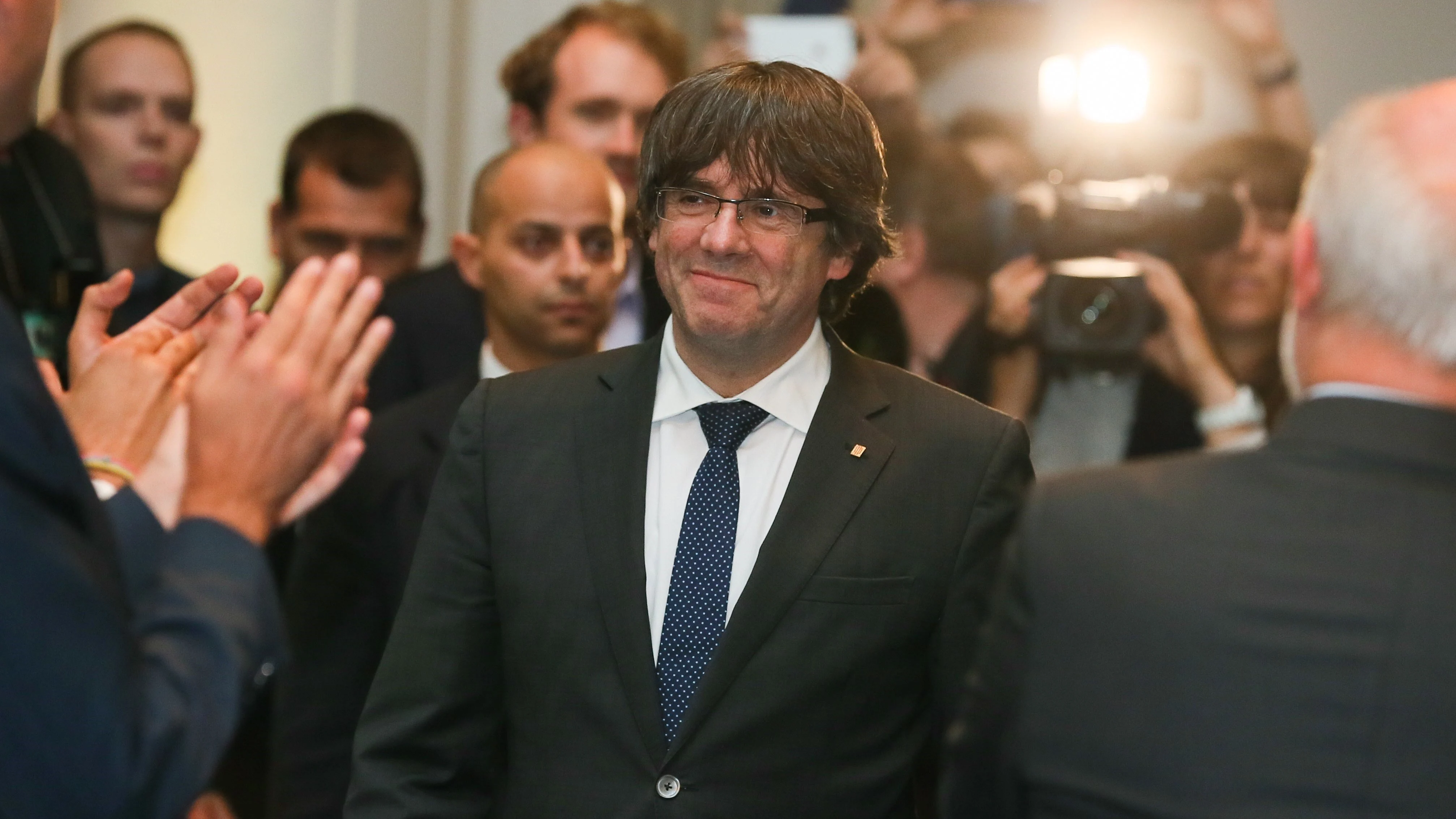 El expresidente de la Generalitat, Carles Puigdemont