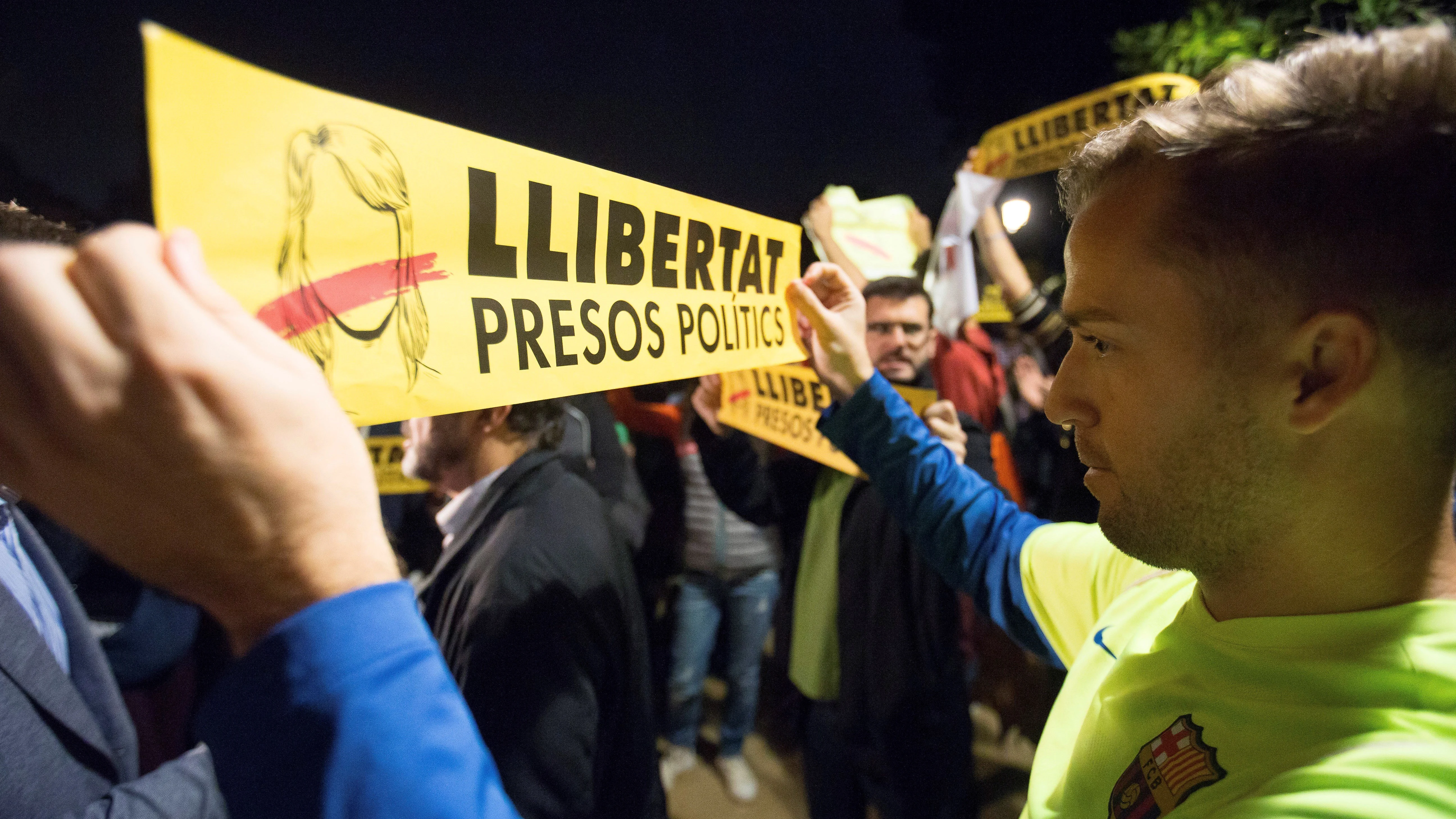 Protesta por la liberación de presos políticos