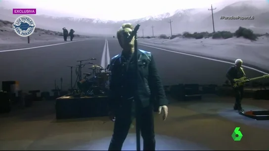 El cantante irlandés Bono El cantante irlandés Bono