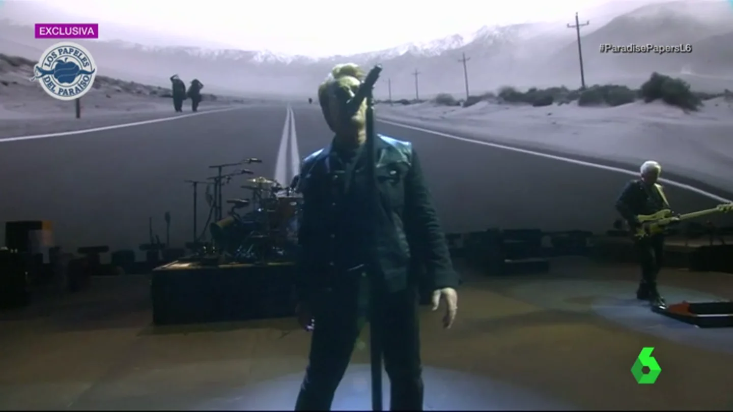 El cantante irlandés Bono El cantante irlandés Bono
