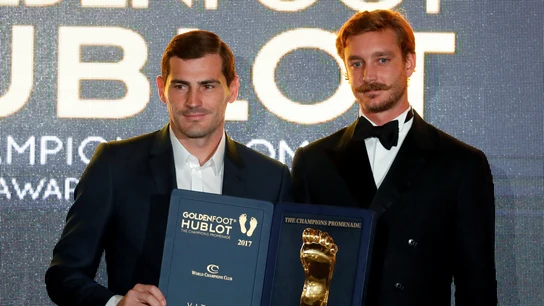 Iker Casillas, premio Golden Foot 2017 Iker Casillas, premio Golden Foot 2017