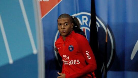 Mbapp&eacute;, antes de su debut con el PSG