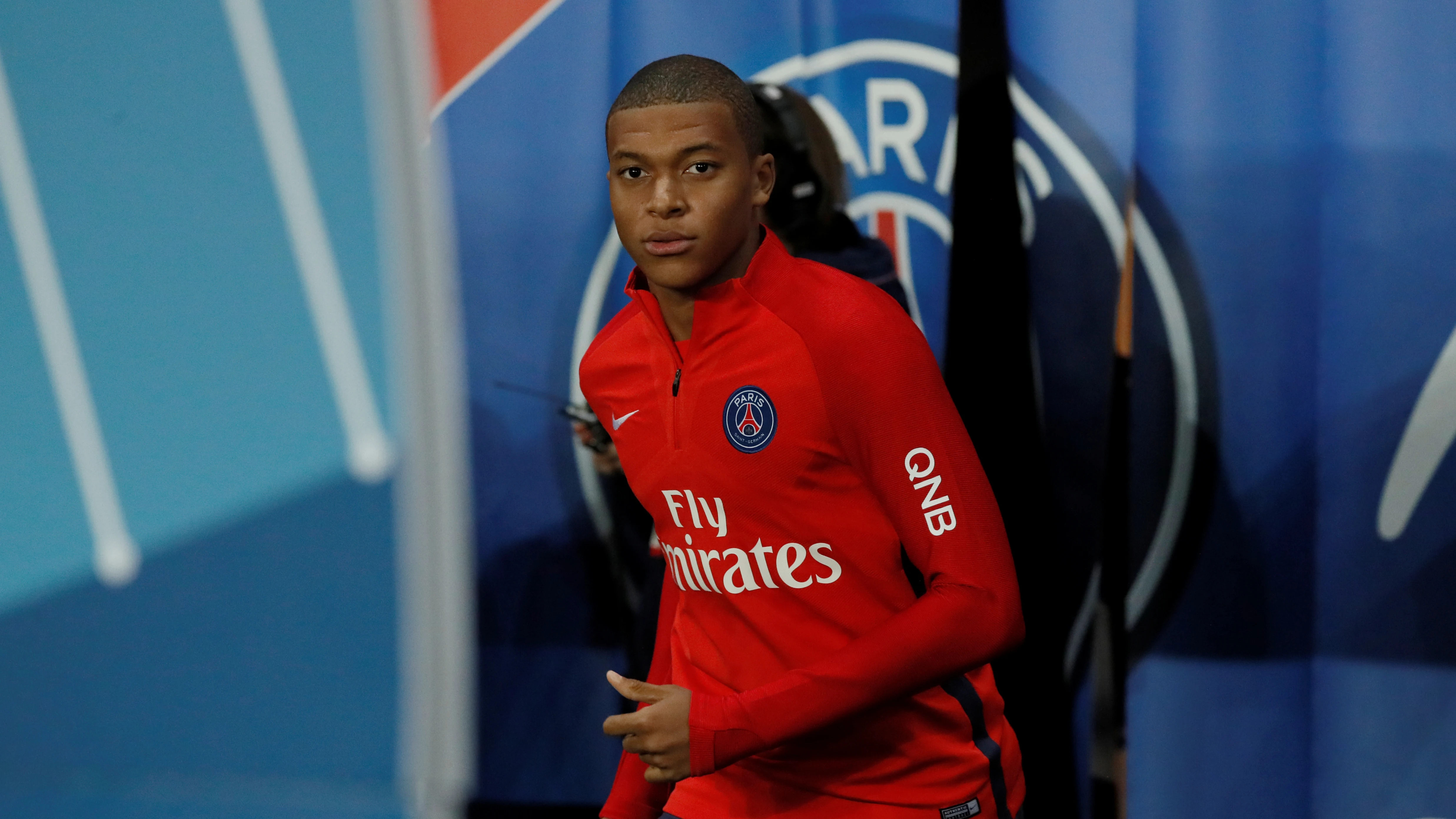 Mbappé, antes de su debut con el PSG