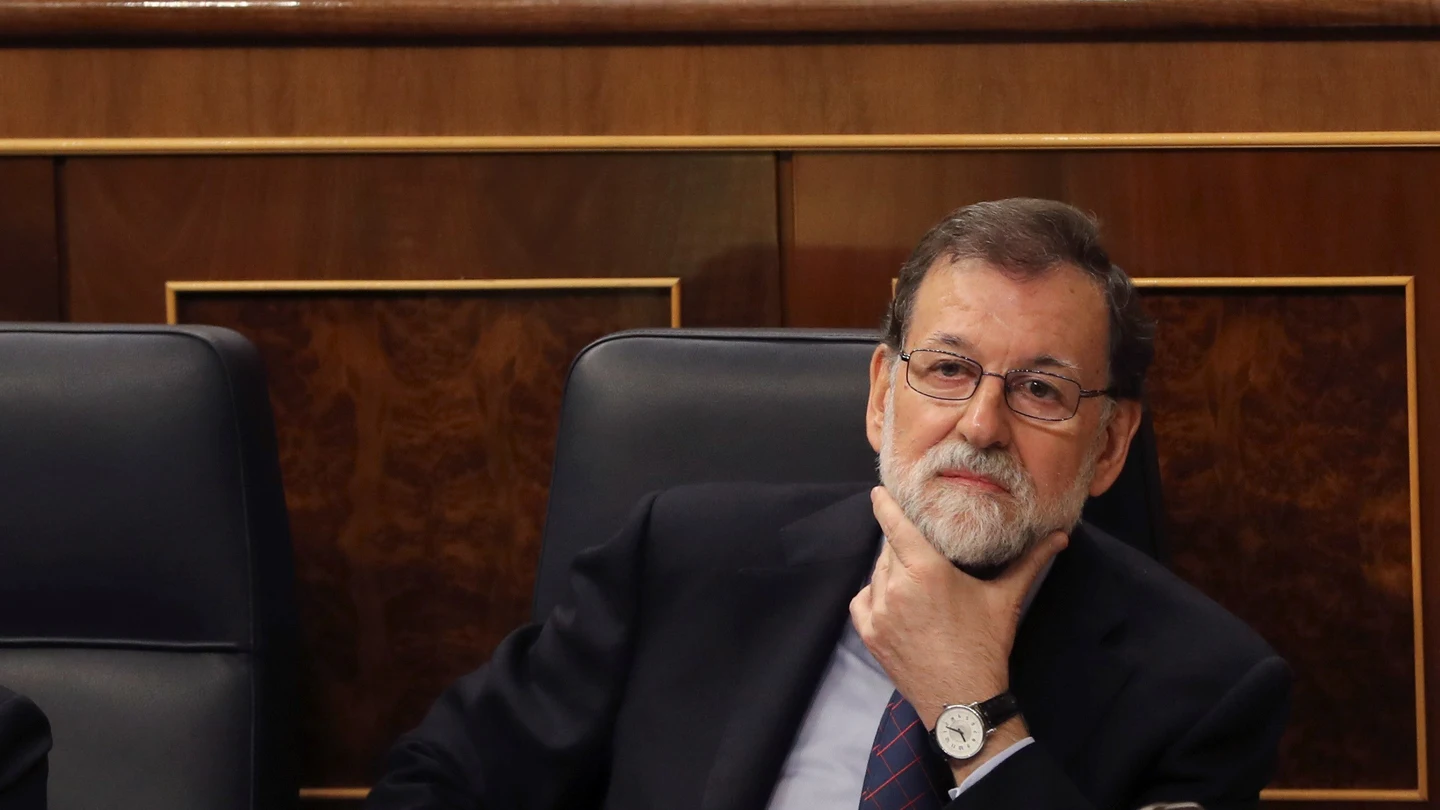 El presidente del Gobierno, Mariano Rajoy, durante la sesión de control al Ejecutivo El presidente del Gobierno, Mariano Rajoy, durante la sesión de control al Ejecutivo