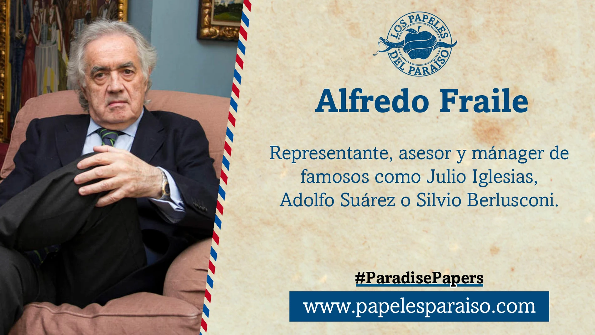 Alfredo Fraile, implicado en los Papeles del Paraíso
