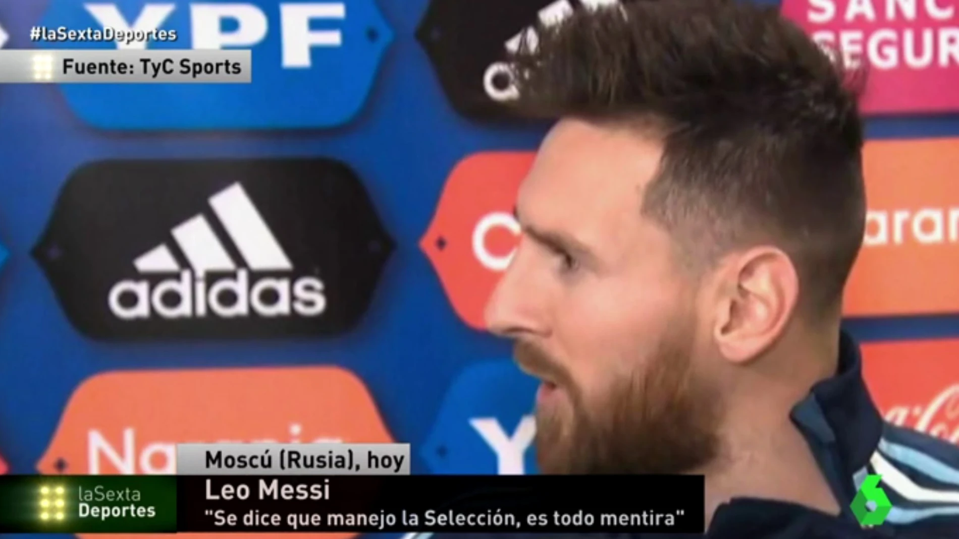 Leo Messi, delantero de Argentina