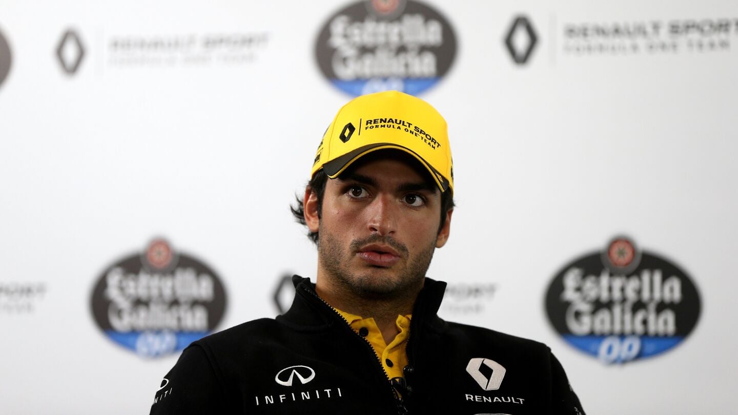 Carlos Sainz, en un acto publicitario
