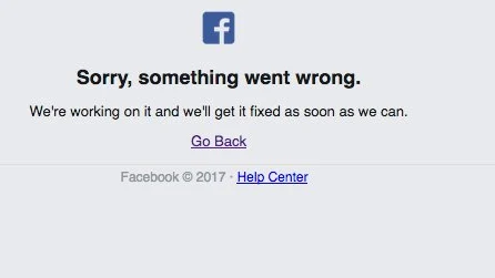 Facebook experimenta una caída en varios países