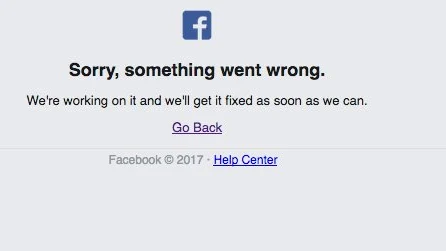 Facebook experimenta una caída en varios países Facebook experimenta una caída en varios países