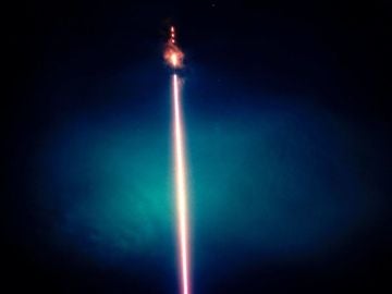 Imagen de una prueba nuclear realizada por EEUU en el espacio en los 60 Imagen de una prueba nuclear realizada por EEUU en el espacio en los 60