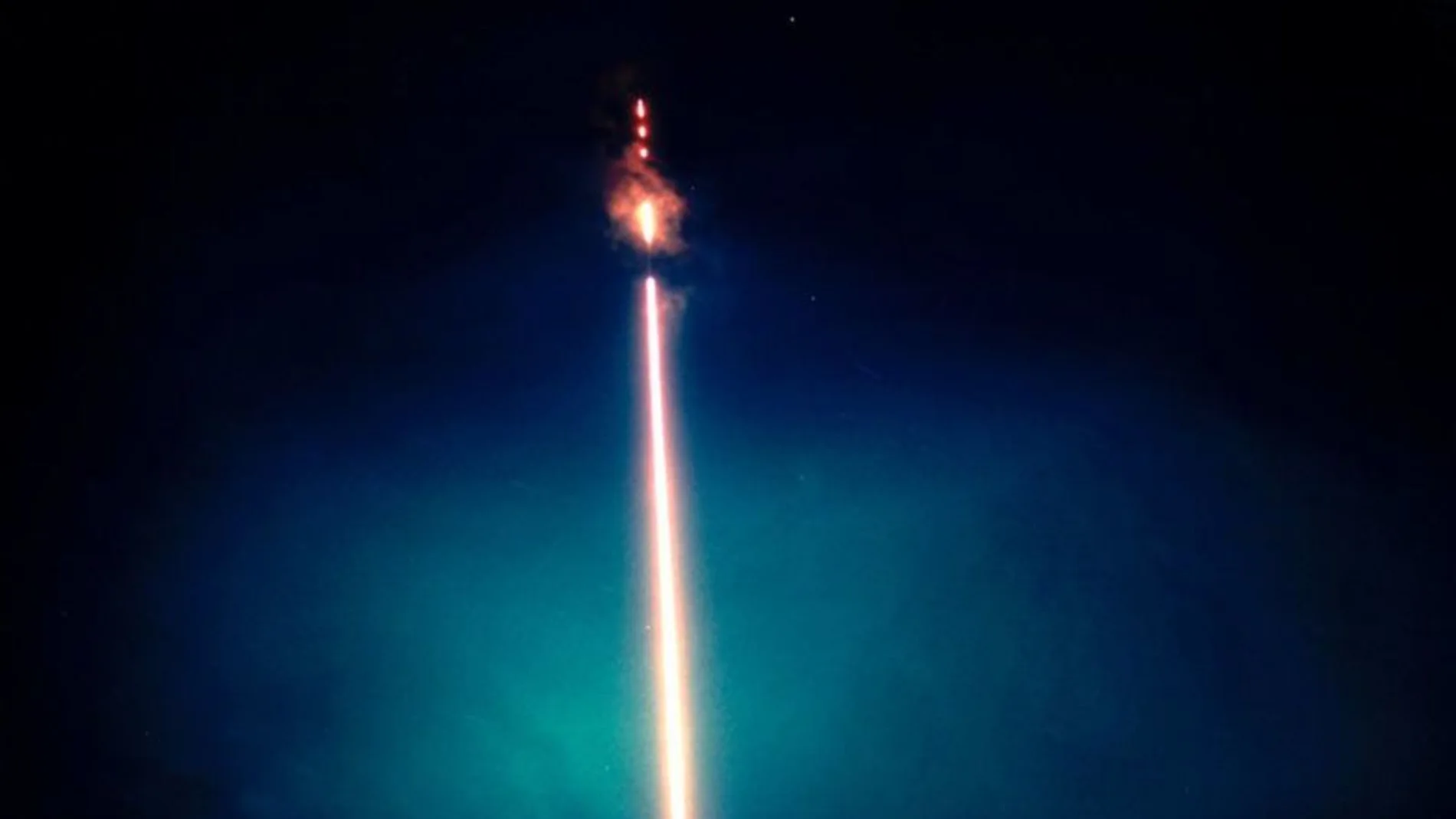 Imagen de una prueba nuclear realizada por EEUU en el espacio en los 60