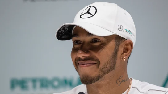 Lewis Hamilton, en una rueda de prensa en Sao Paulo Lewis Hamilton, en una rueda de prensa en Sao Paulo