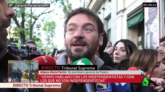 Fachin habla con José Yélamo Fachin habla con José Yélamo