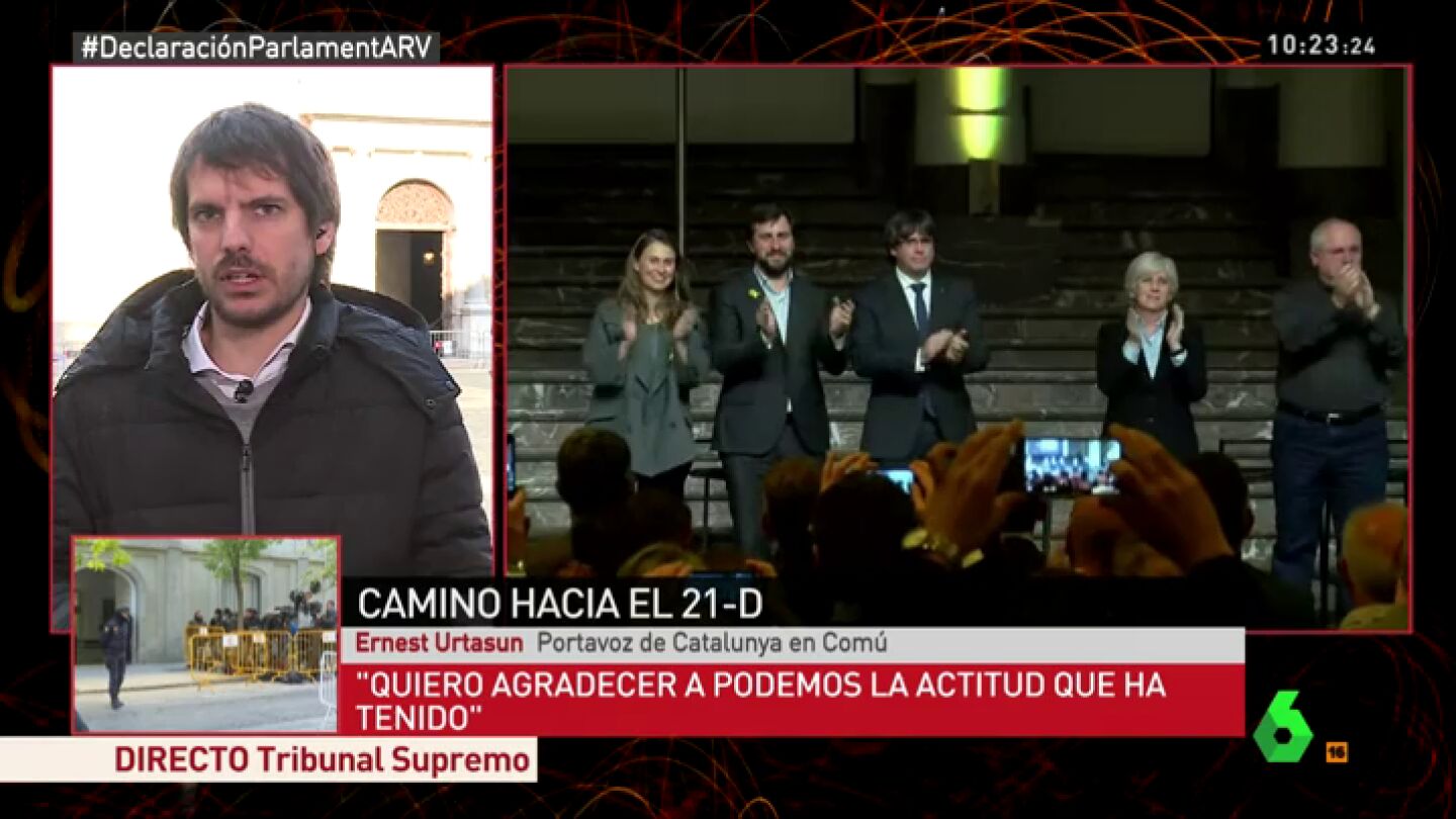 Ernest Urtasun, portavoz de Catalunya en Com&uacute;