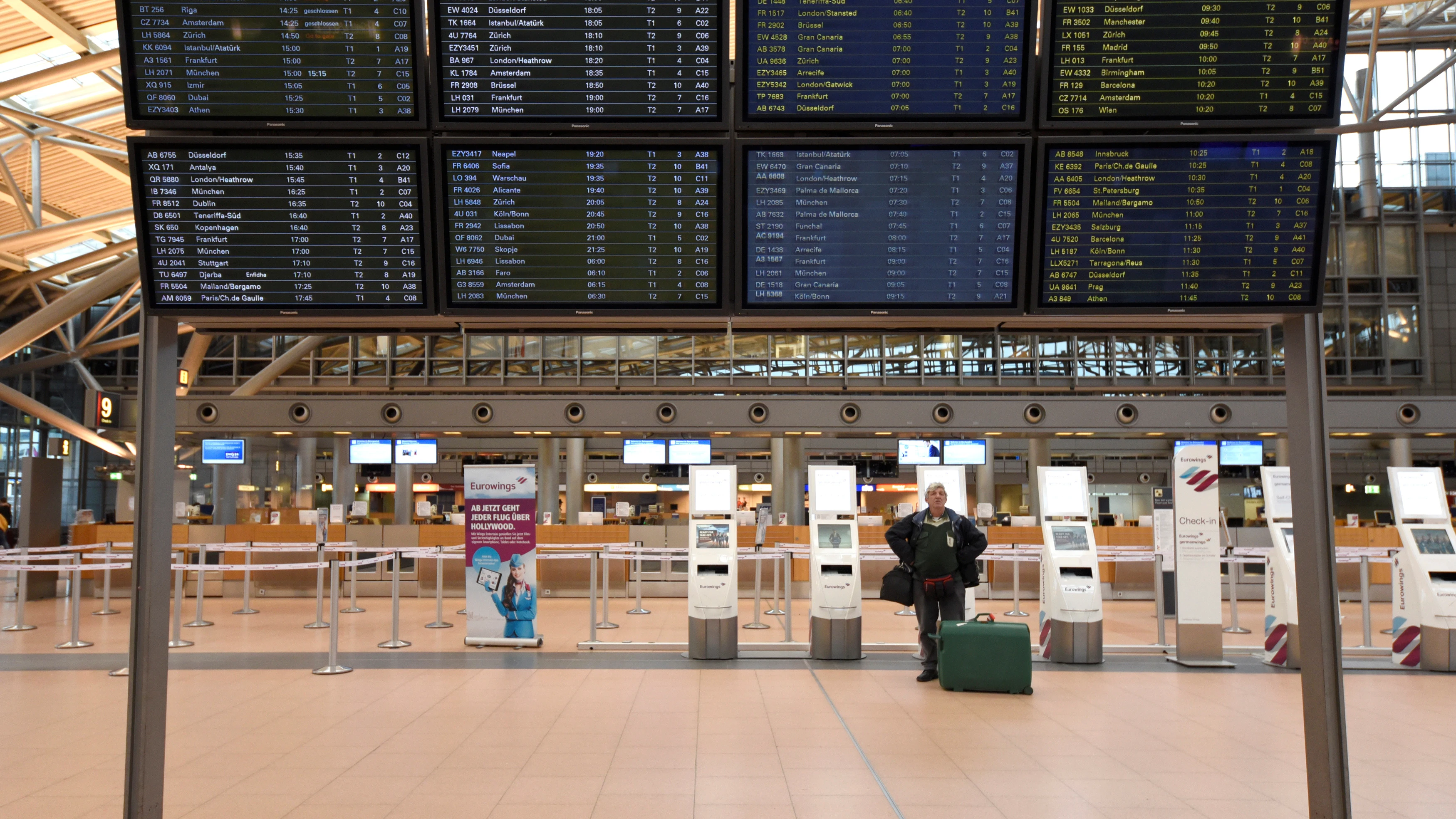 Aeropuerto de Hamburgo en una imagen de archivo