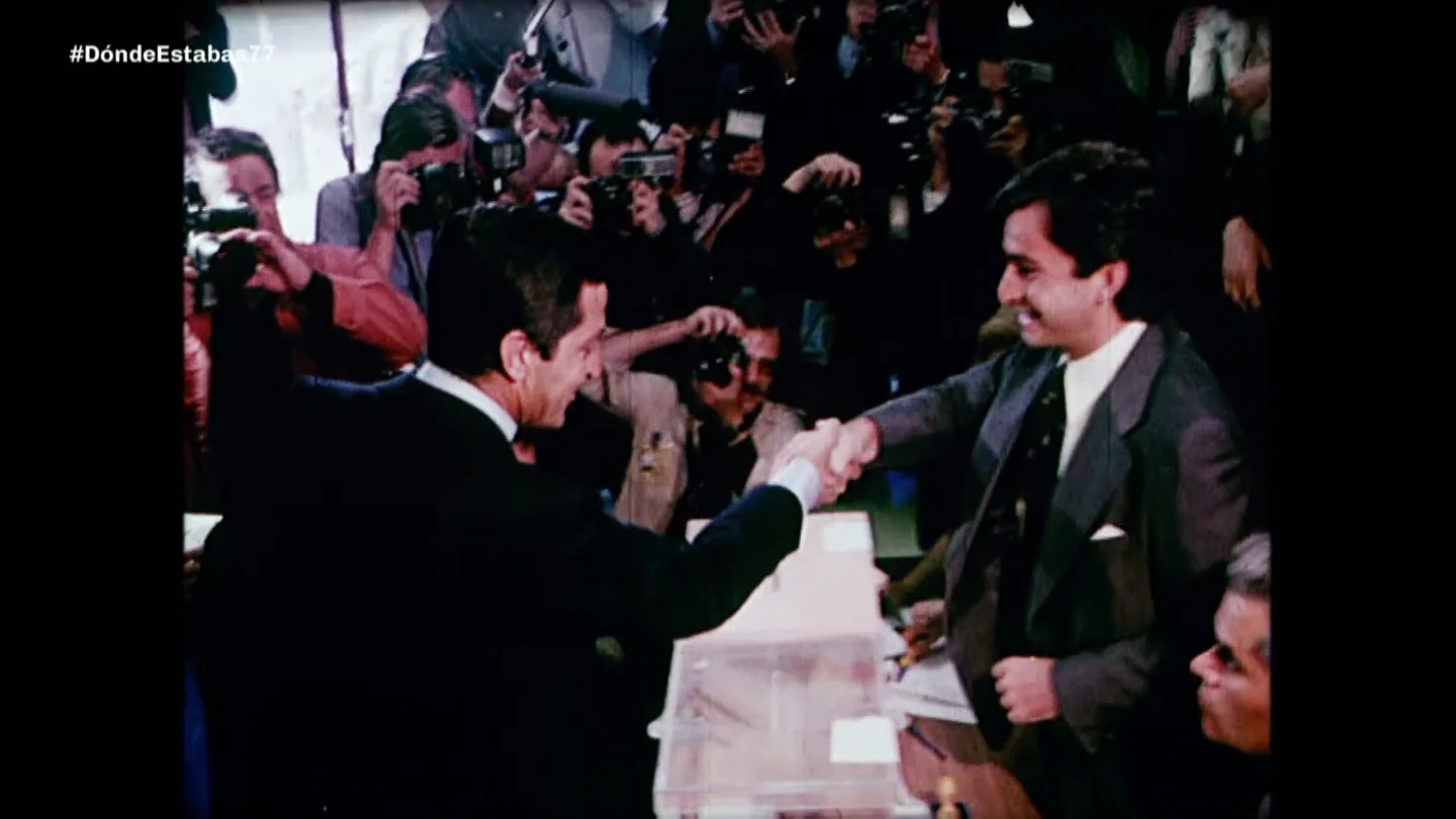 Adolfo Suárez en las elecciones de 1977 Adolfo Suárez en las elecciones de 1977