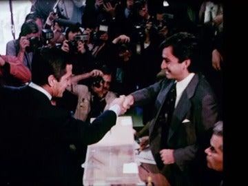 Adolfo Suárez en las elecciones de 1977 Adolfo Suárez en las elecciones de 1977