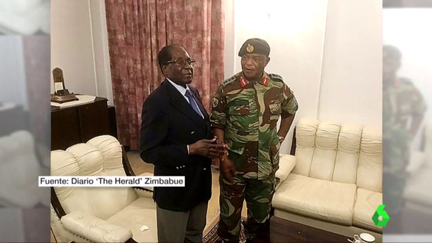 Mugabe se re&uacute;ne con el alto mando del Ej&eacute;rcito