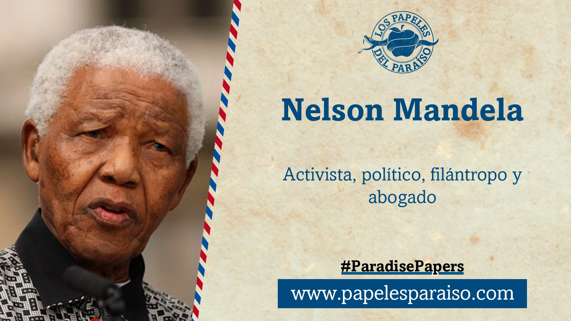 Nelson Mandela, activista, político, filántropo y abogado