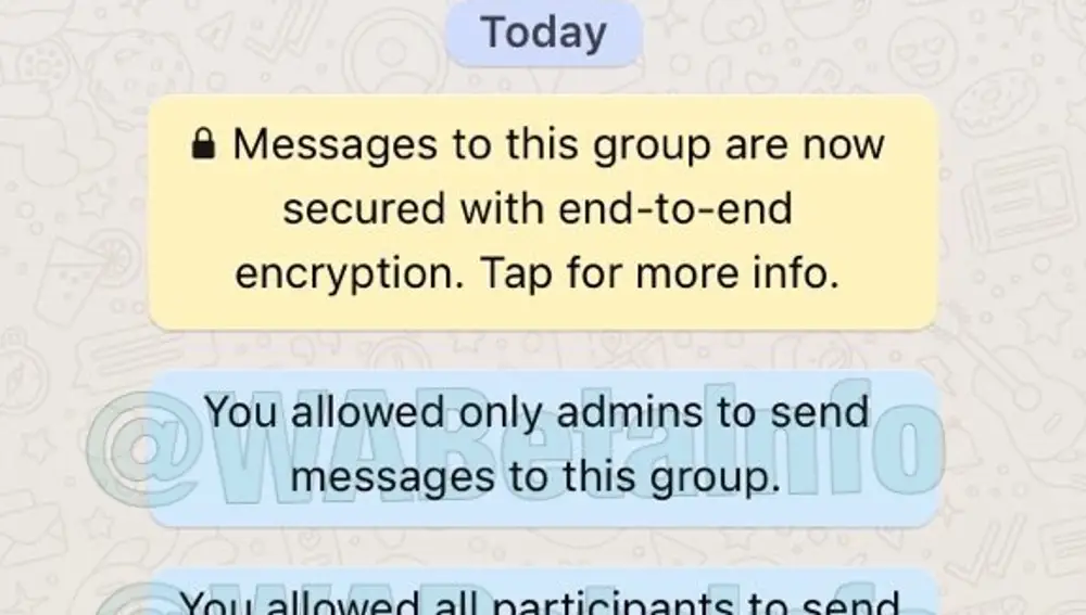 Novedades en los grupos de Whatsapp