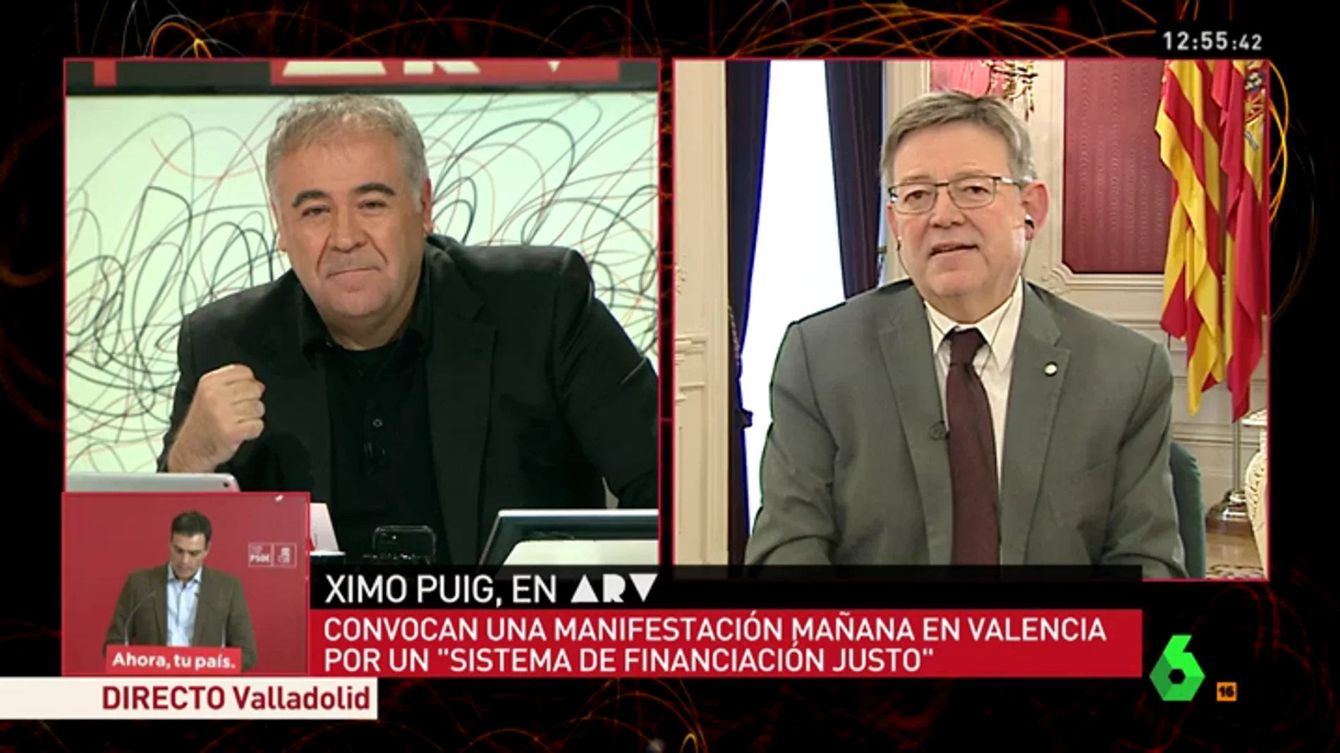 Ximo Puig en Al Rojo Vivo