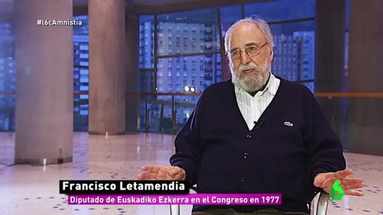 Francisco Letamendia, diputado de Euskadiko Ezkerra en 1977 Francisco Letamendia, diputado de Euskadiko Ezkerra en 1977