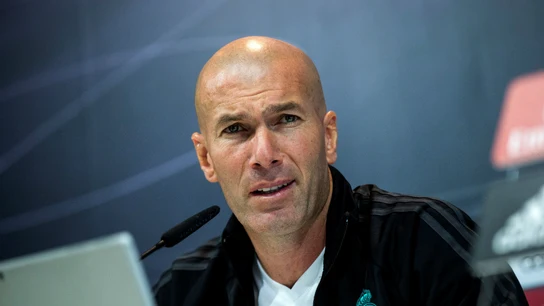 Zidane, en rueda de prensa Zidane, en rueda de prensa