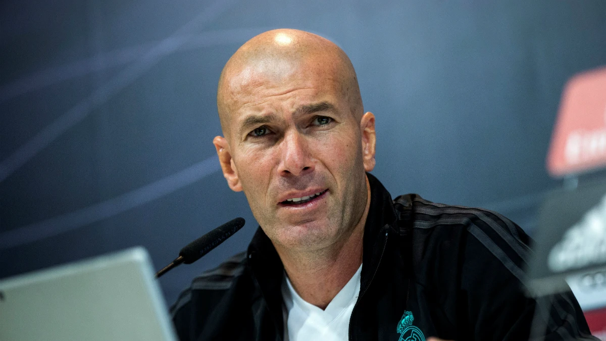 Zidane, en rueda de prensa