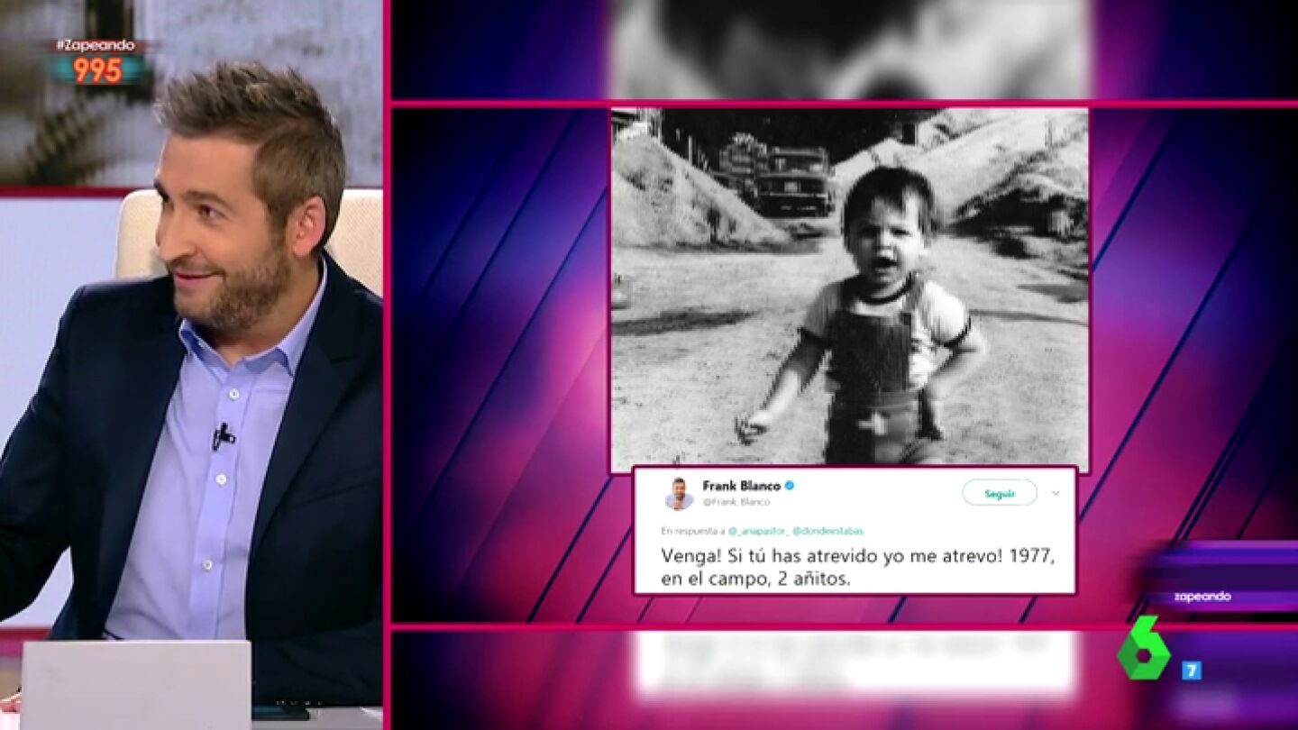 Frank Blanco da a conocer la historia que hay detr&aacute;s de su foto de 1977: "Es el primer recuerdo que tengo de la infancia"