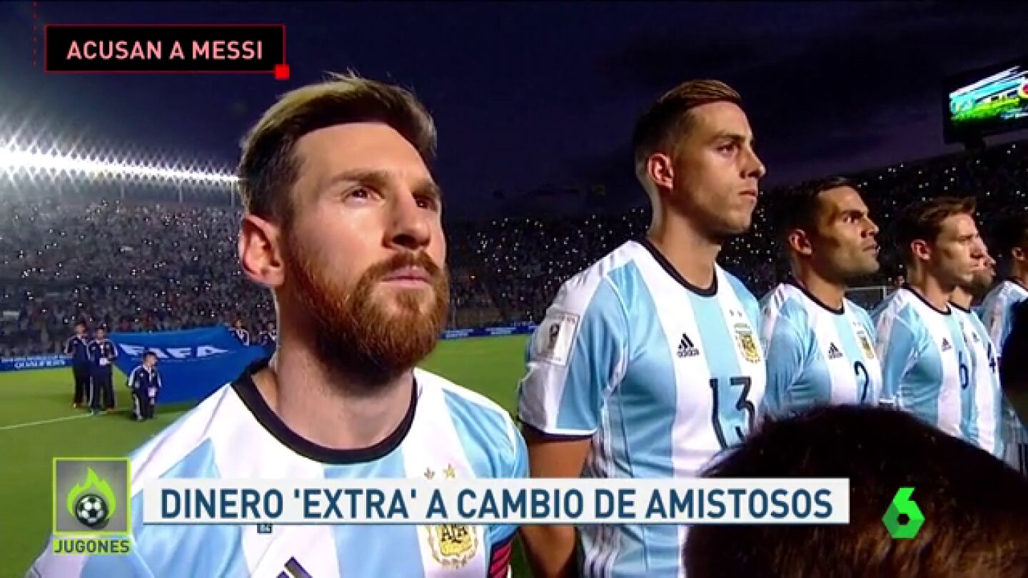 ACUSAN A MESSI DE COBRAR SOBORNOS POR JUGAR AMISTOSOS
