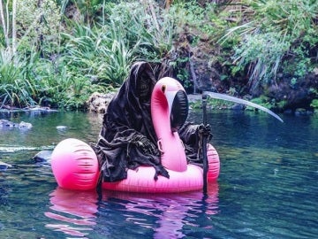Foto de la cuenta de Instagram 'The Swim Reaper' Foto de la cuenta de Instagram 'The Swim Reaper'