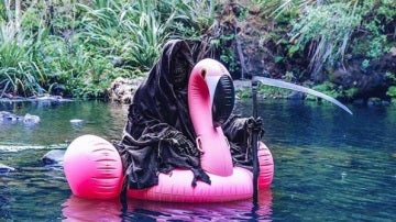 Foto de la cuenta de Instagram 'The Swim Reaper'
