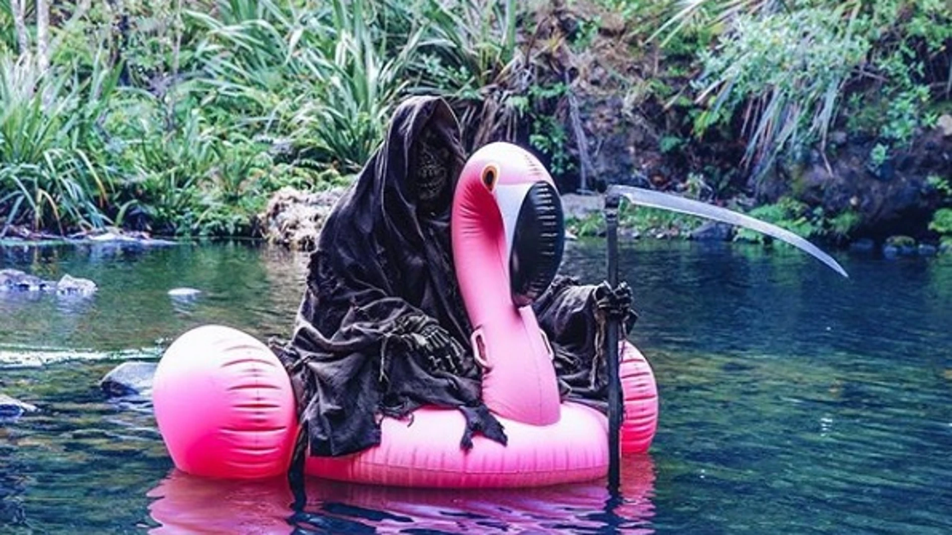Foto de la cuenta de Instagram 'The Swim Reaper'