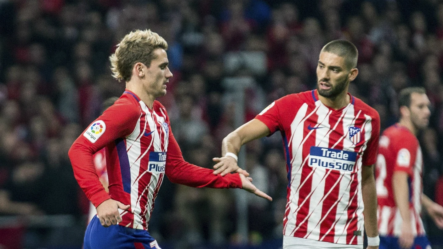 Griezmann, en el momento de ser sustituido Griezmann, en el momento de ser sustituido