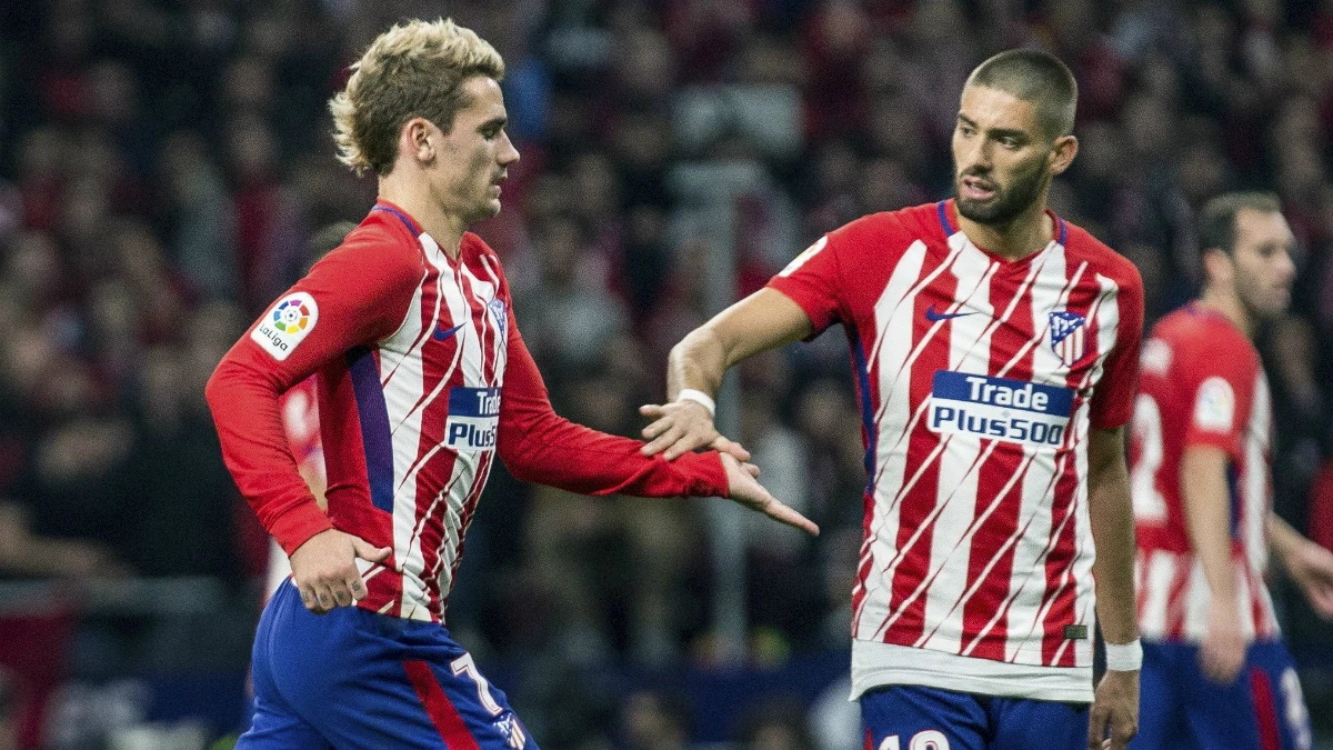 Griezmann, en el momento de ser sustituido